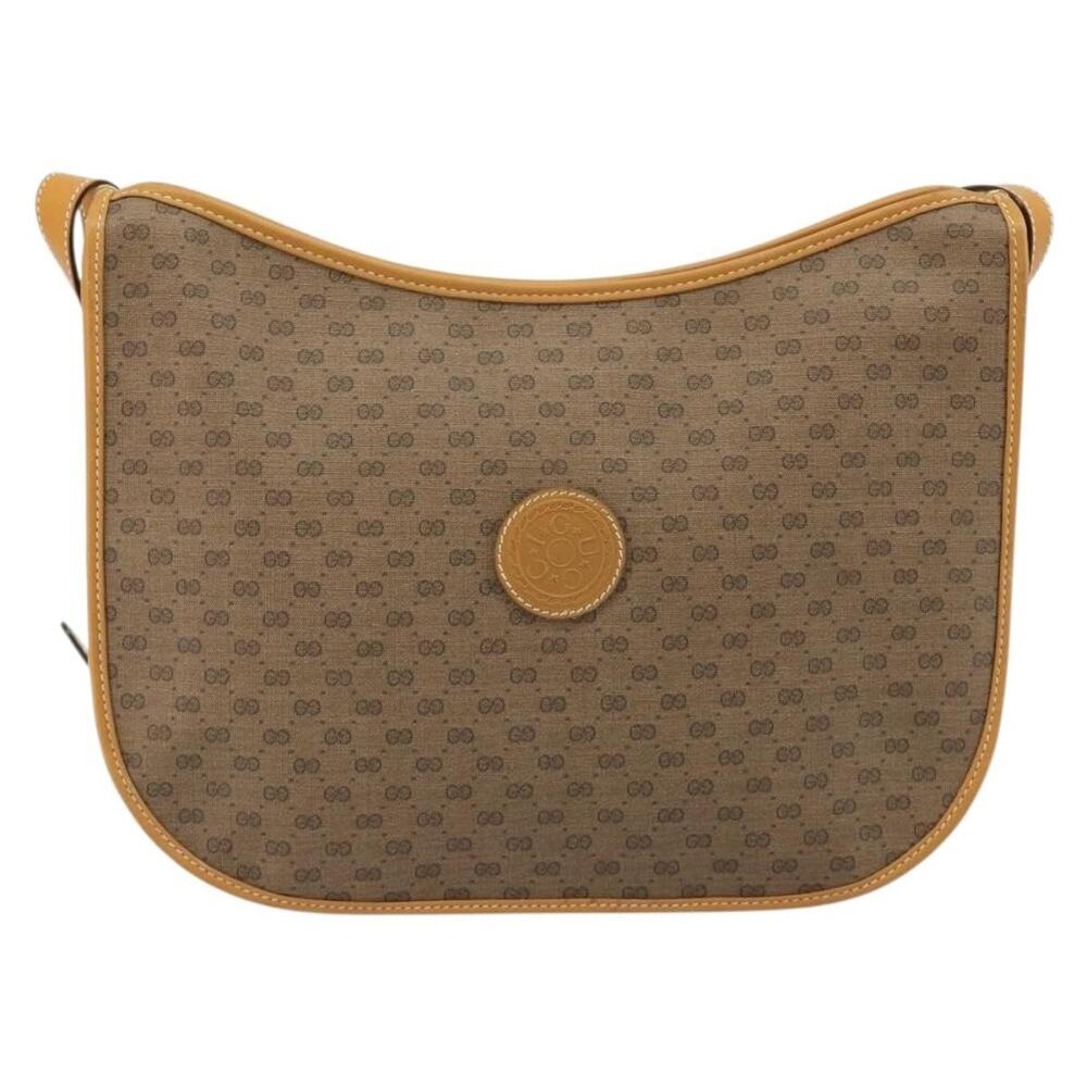 Gucci Micro GG Supreme Shoulder Bag 001 Beige